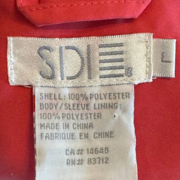 SDI Womens Kiawah Island Ocean Course Golf Windbreaker Jacket Size L Mesh - Picture 7 of 9